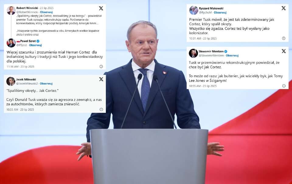 Donald Tusk / autor: PAP/Leszek Szymański/X