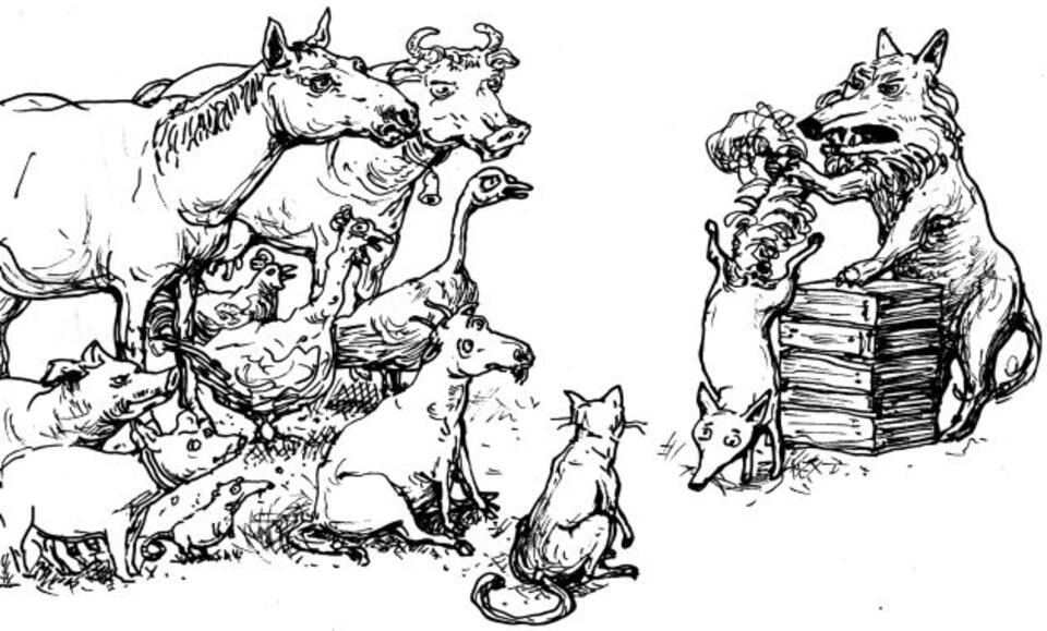 Rys. Rafał Zawistowski, "AGITACJA"