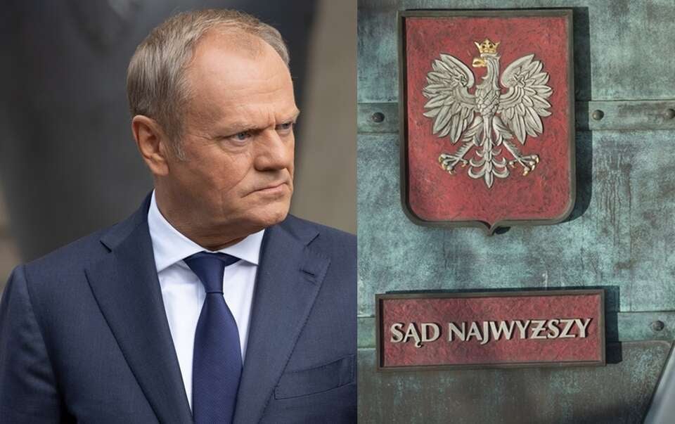 Donald Tusk/Sąd Najwyższy / autor: Fratria