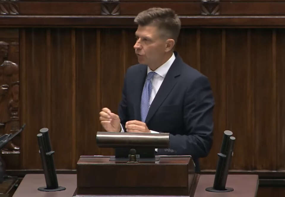 Ryszard Petru w Sejmie / autor: YT / Janusz Jaskółka / screen