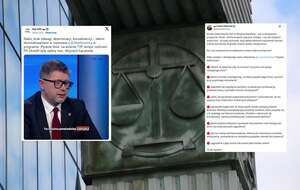 Neo-TVP próbowało robić eksperta z byłego sędziego Wojciecha Łączewskiego. / autor: Fratria