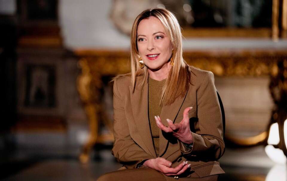 Georgia Meloni / autor: PAP/EPA/FILIPPO ATTILI /CHIGI PALACE PRESS OFFICE HANDOUT