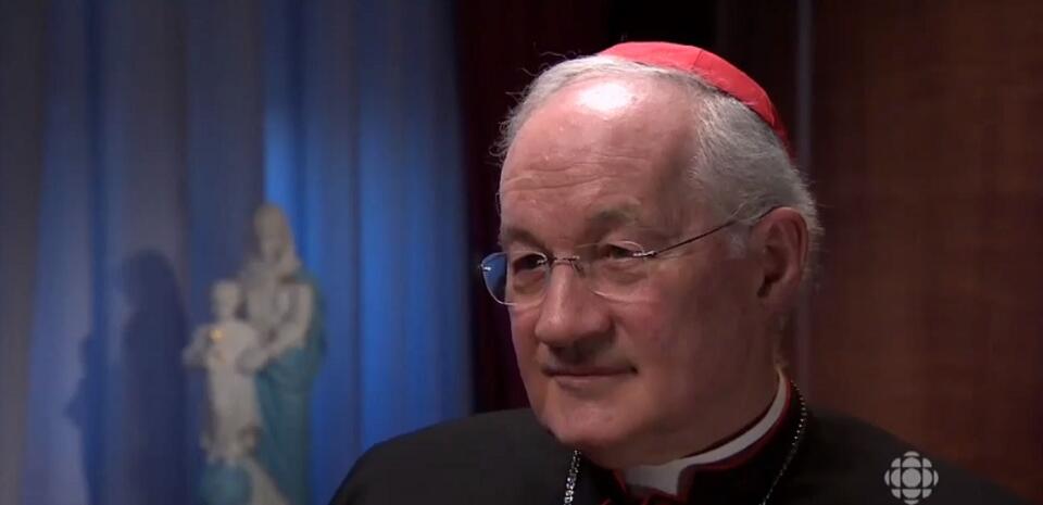 Prefekt Kongregacji ds. Biskupów kardynał Marc Ouellet / autor: YouTube/CBC
