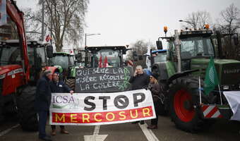 Rolnicy zjechali się do Strasburga. "Nie" dla Mercosur i Ursuli von der Leyen