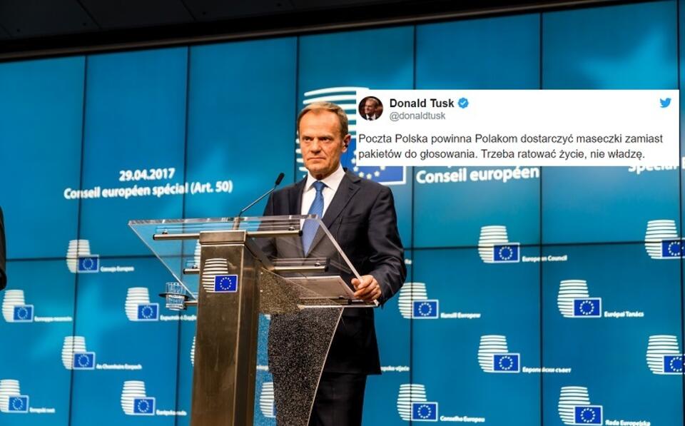 Donald Tusk / autor: Fratria/Twitter Donald Tusk