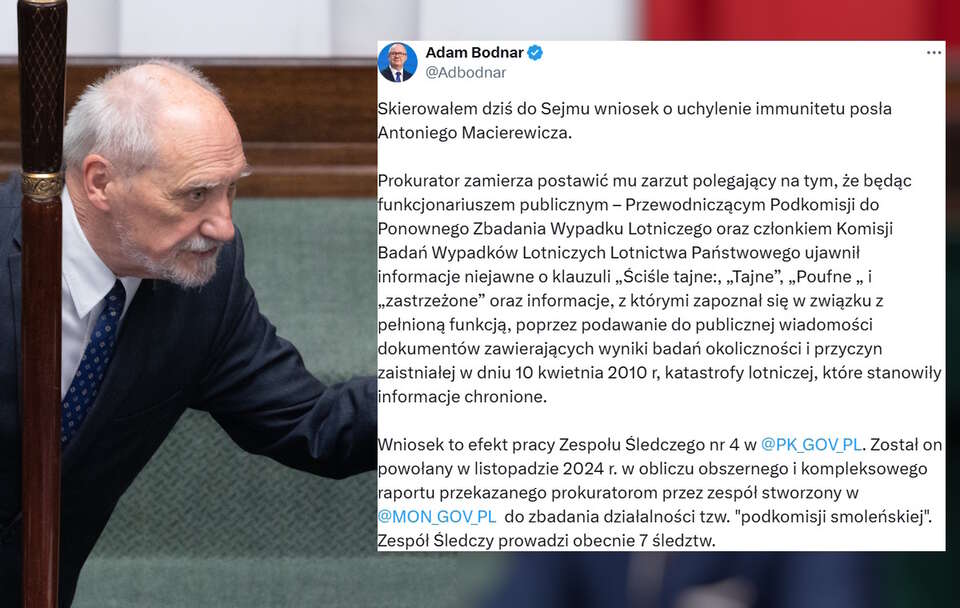 Antoni Macierewicz / autor: Fratria/X