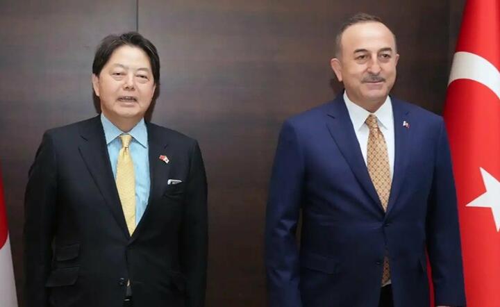szefowie dyplomacji Japonii i Turcji / autor: 🇺🇦HM: Trip/ Twitter