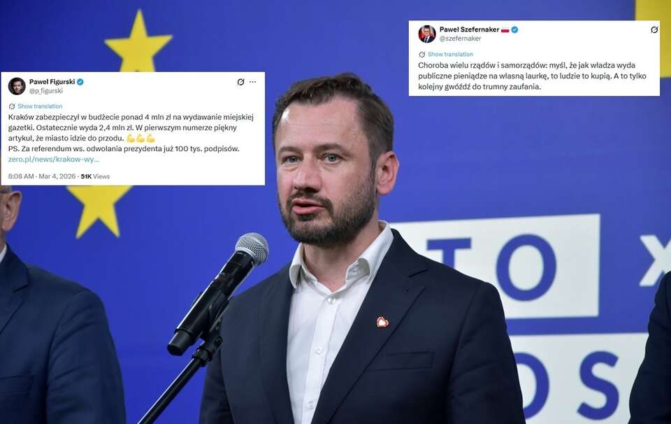 Aleksander Miszalski podczas konferencji Unii Metropolii Polskich  / autor: Fratria 