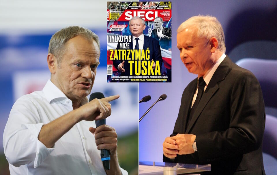 Donald Tusk / Jarosław Kaczyński / autor: PAP/Zbigniew Meissner / Fratria