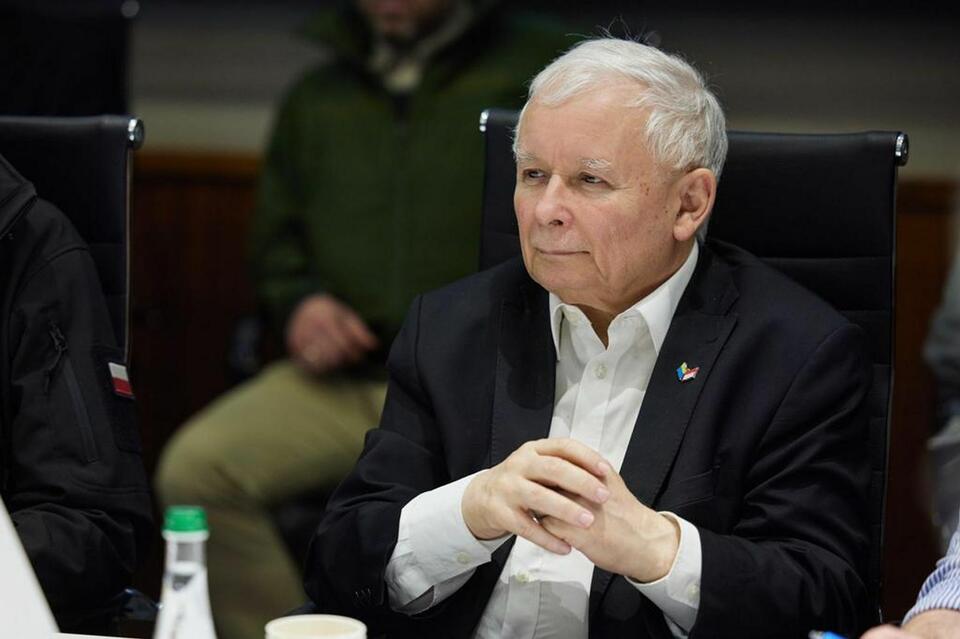 Jarosław Kaczyński in Kiev / autor: KPRM