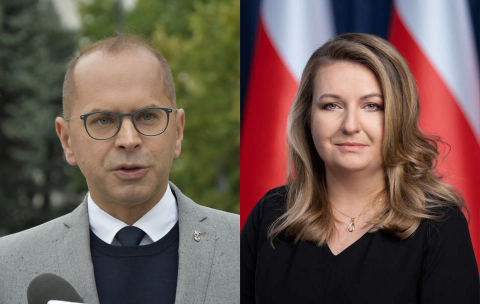 Michał Szczerba i Małgorzata Paprocka / autor: Fratria/prezydent.pl