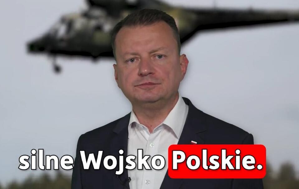 Minister Mariusz Błaszczak / autor: Twitter/@pisorgpl (screenshot)