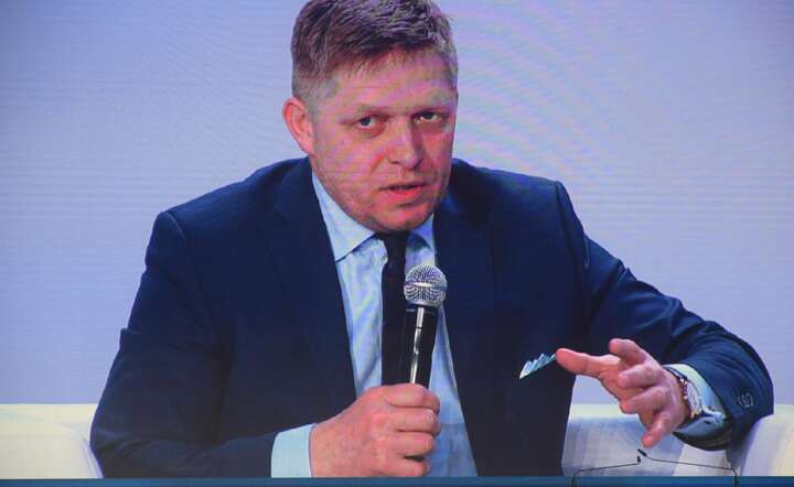 Robert Fico na Kongresie Innowatorów w Warszawie w 2017 roku / autor: Maciej Wośko/Fratria