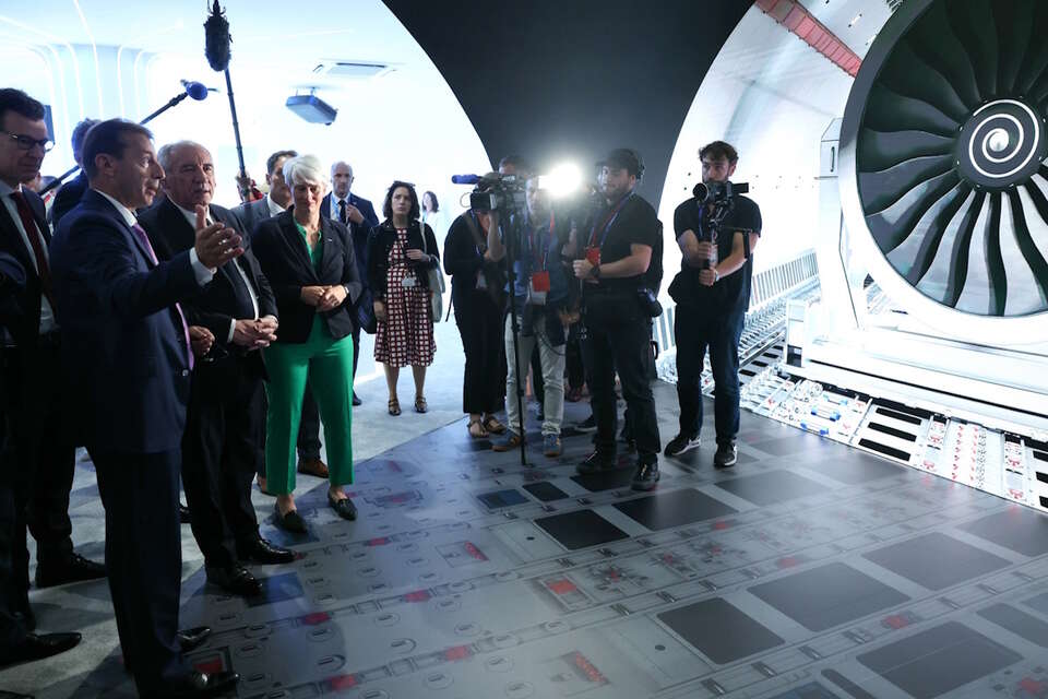 Targi zbrojeniowe Paris Air Show / autor: PAP/EPA