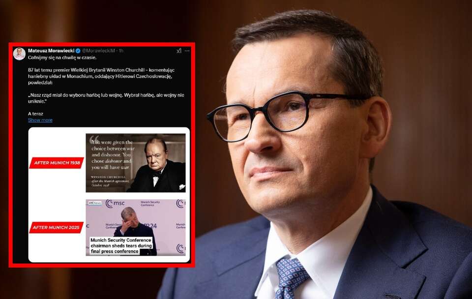 Churchill vs. łzy Niemca. Morawiecki wzywa Europę: Obudź się