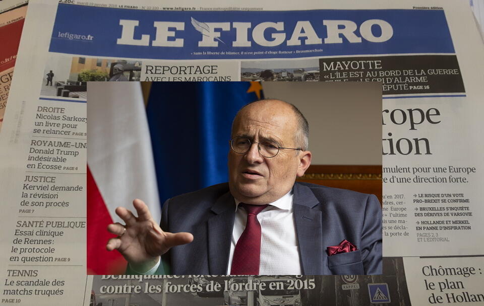 Zbigniew Rau w "Le Figaro" / autor: Fratria
