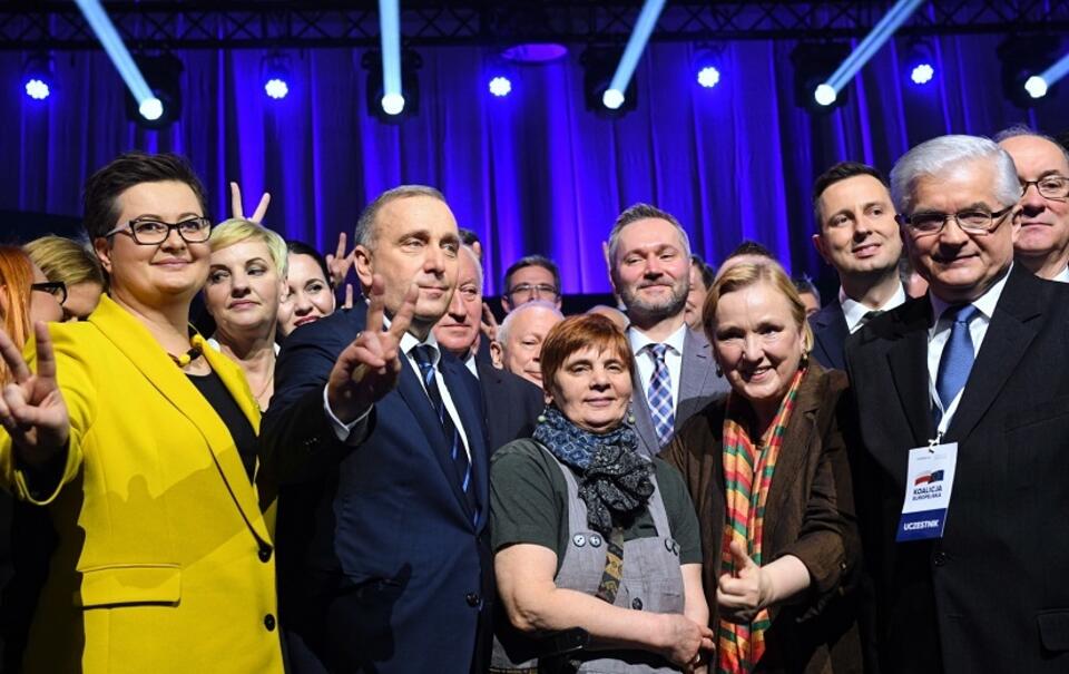 Warszawska konwencja Koalicji Europejskiej / autor: PAP/Radek Pietruszka