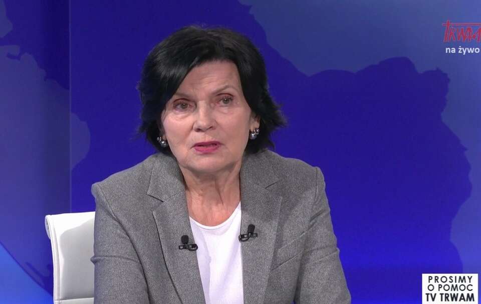 Lidia Kochanowicz-Mańk, dyrektor finansowa Fundacji Lux Veritatis, na antenie Telewizji Trwam ujawniła zaskakujące okoliczności całej sprawy / autor: screenshot Telewizja Trwam