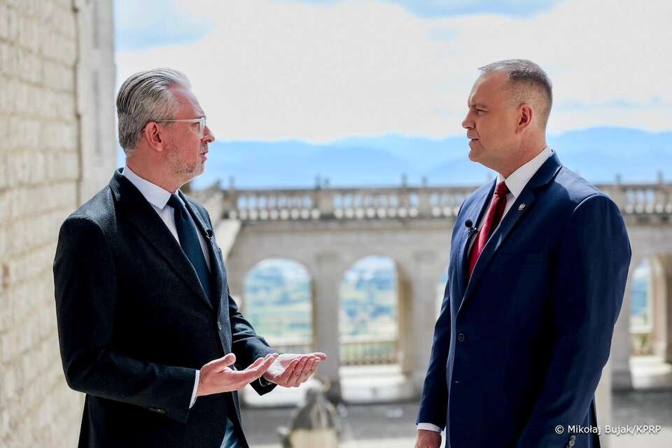 Red. Marci Wikło i prezydent Karol Nawrocki  / autor: KPRP/Mikołaj Bujak