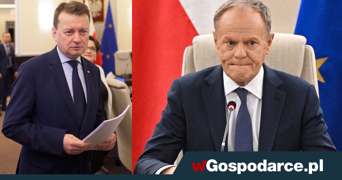 SAFE. Błaszczak ujawnia, czym gra Tusk