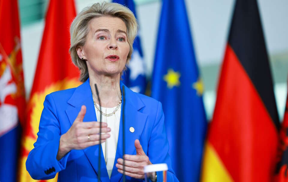 Ursula von der Leyen / autor: PAP/EPA/Hannibal Hanschke