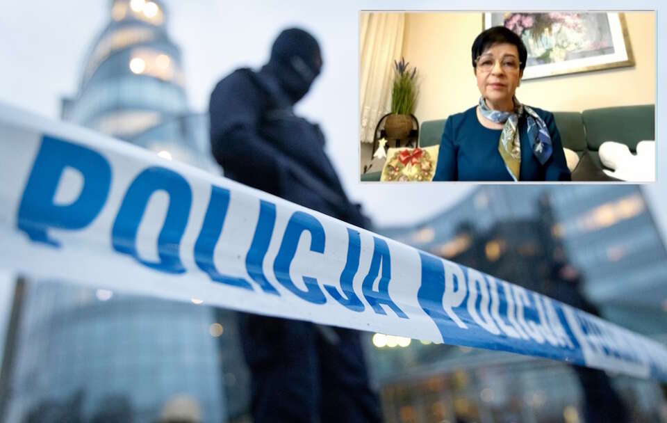 20 grudnia 2023 r. rząd Donalda Tuska dokonał siłowego przejęcia mediów publicznych - na zdjęciu archiwalnym policja przed budynkiem TVP / autor: Fratria/Telewizja wPolsce24