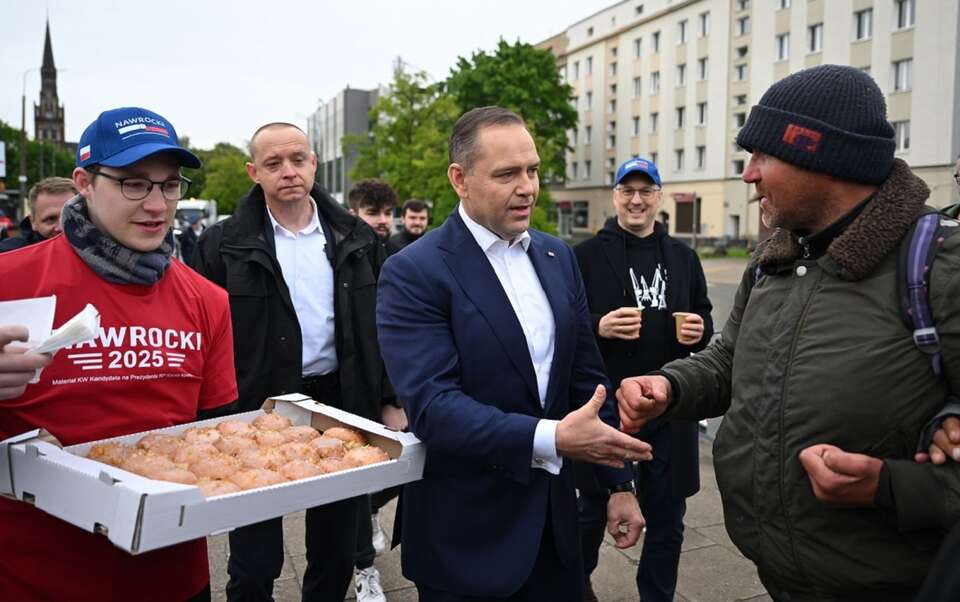 Karol Nawrocki w Gdańsku / autor: PAP/Adam Warżawa