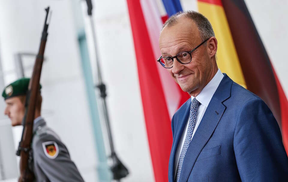 Friedrich Merz / autor: PAP/EPA/Filip Singer
