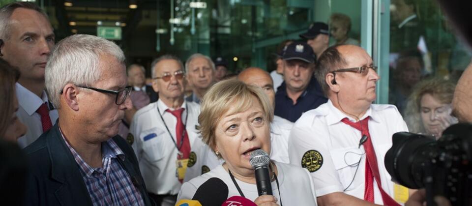 Była I prezes Małgorzata Gersdorf przed SN / autor: Fratria/Andrzej Wiktor