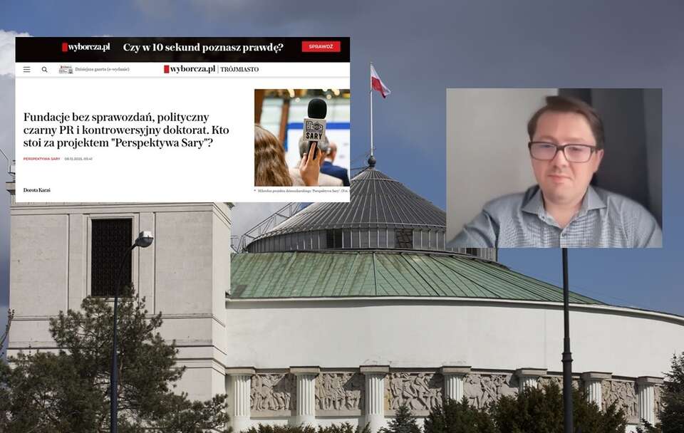 autor: Fratria/screenshot wyborcza.pl/screenshot Telewizja wPolsce24