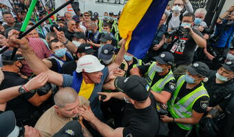 Ukraina: starcia protestujących przedsiębiorców z policją