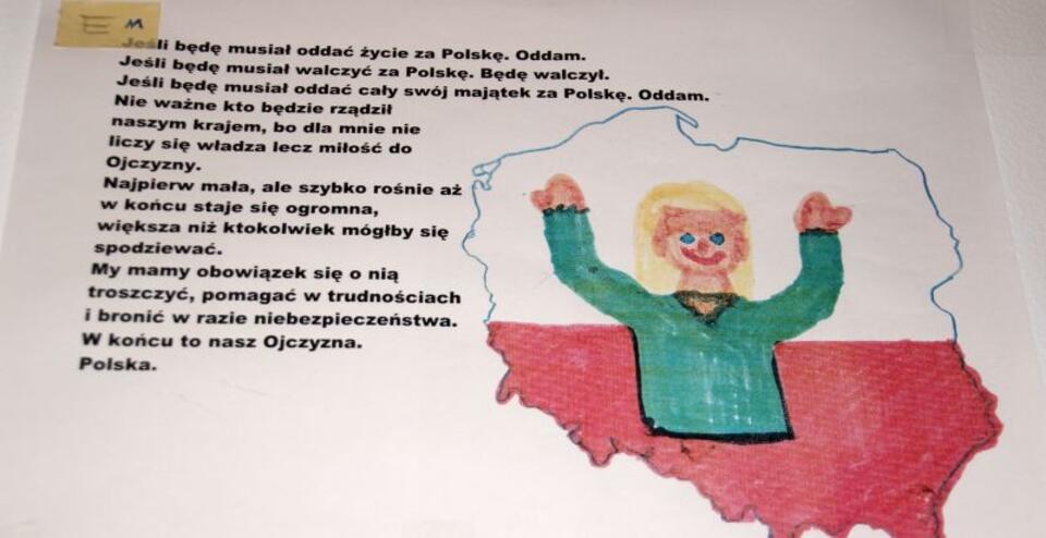 Jedna z prac nadesłana na konkurs "Polska Moja Ojczyzna" organizowany przez tygodnik "w Sieci". Fot. wPolityce.pl