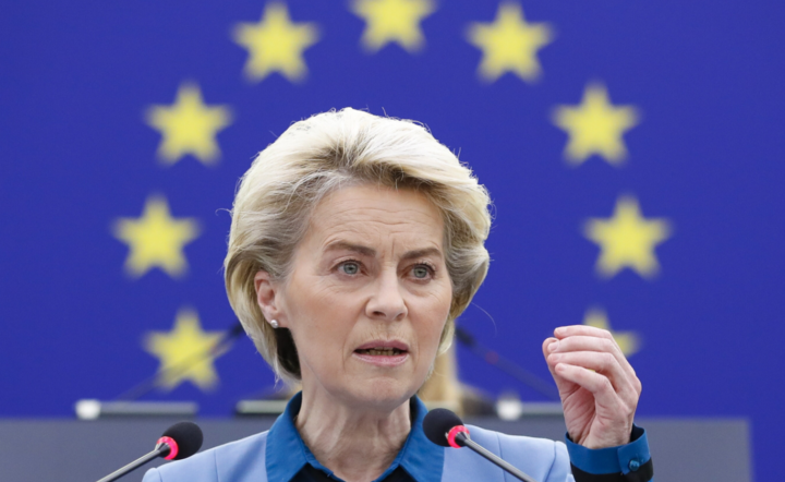 przewodnicząca Komisji Europejskiej Ursula von der Leyen / autor: PAP/EPA/JULIEN WARNAND