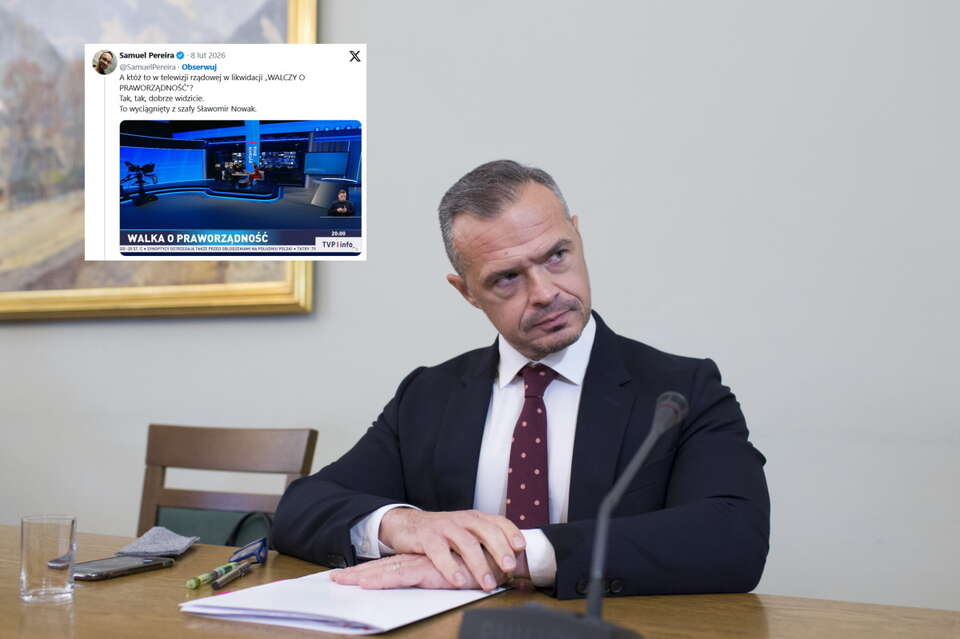 Cabaret! Sławomir Nowak appeared on Wysocka-Schnepf's show