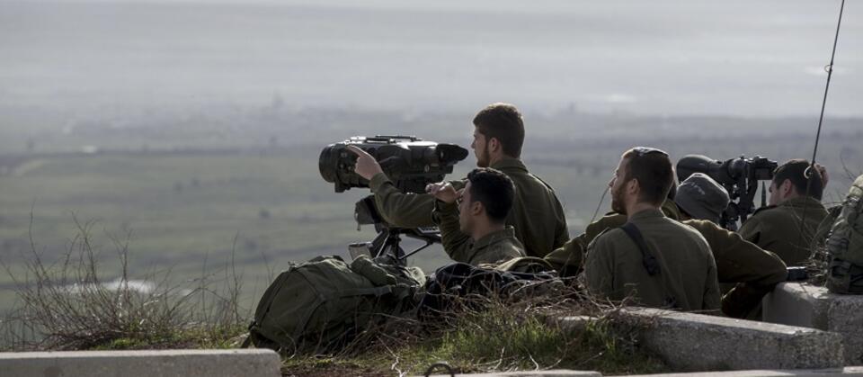 Izraelscy żołnierze na granicy z Syrią / autor: PAP/EPA