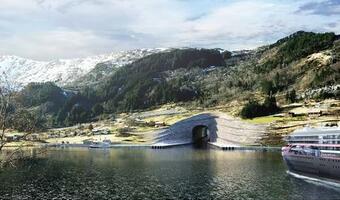 Spektakularny projekt! Pod norweskimi górami powstanie tunel dla statków!