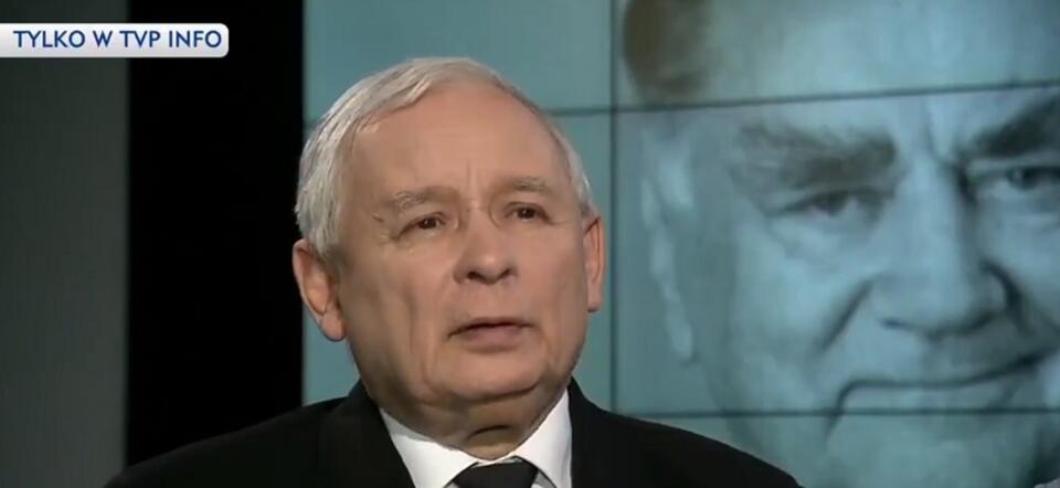 Prezes PiS Jarosław Kaczyński / autor: screen: TVP Info