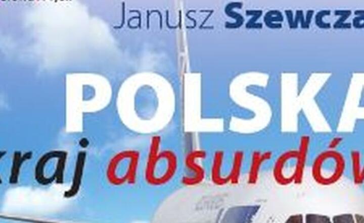 Fragment okładki książki "Polska - kraj absurdów"