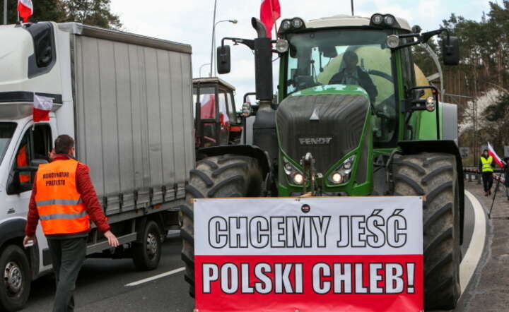 Protest rolników na polsko-niemieckiej granicy w Świecku trwa od 17 marca / autor: PAP/Lech Muszyński