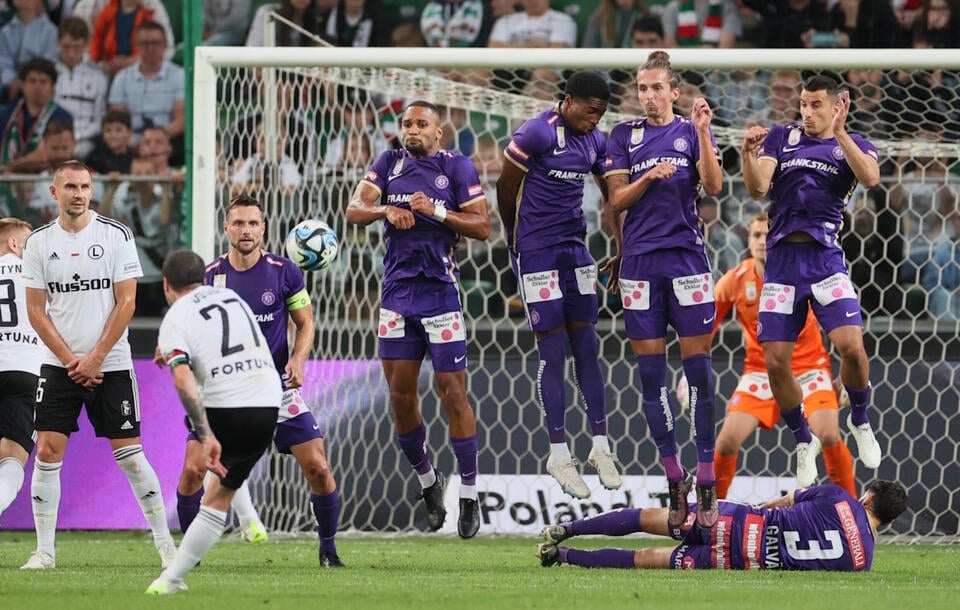 Legia Warszawa pokonała Austrię Wiedeń! Bramka w końcówce