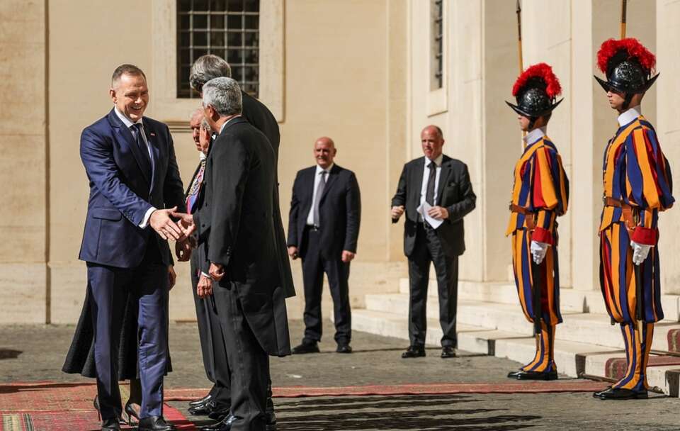 Prezydent z rodziną na audiencji u papieża Leona XIV!