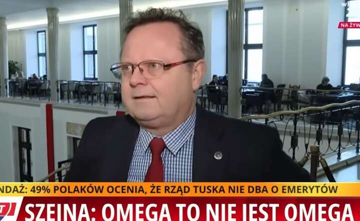 Polityk Andrzej Szejna / autor: Telewizja wPolsce24/Fratria