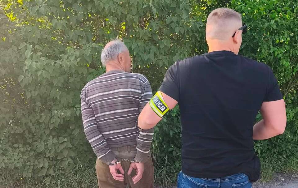 Zatrzymany 65-letni mężczyzna  / autor: Komenda Miejska Policji w Kielcach