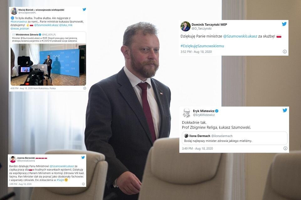 Prof. Łukasz Szumowski, odchodzący minister zdrowia / autor: Fratria; Twitter