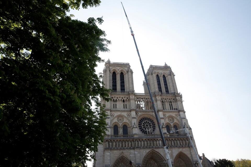 Katedra Notre Dame / autor: 	PAP/EPA/PHILIPPE WOJAZER / POOL