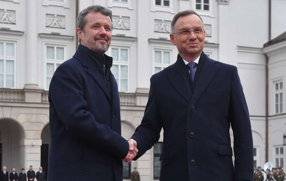 Król Danii Fryderyk X i prezydent Andrzej Duda / autor: PAP