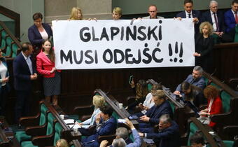 Hucpa posłów Lewicy w Sejmie: "Glapiński musi odejść"