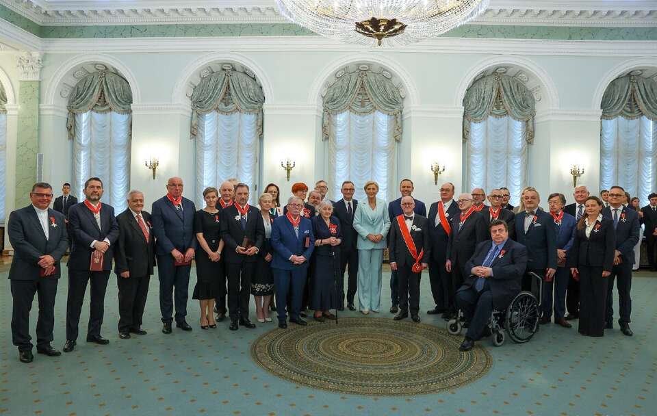Prezydent Duda wręczył odznaczenia państwowe / autor: Przemysław Keler/KPRP