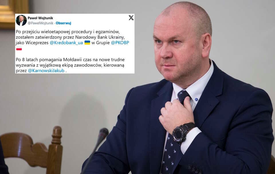 Paweł Wojtunik na Ukrainie. Został wiceprezesem Kredobanku