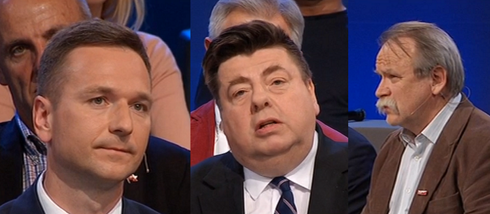 Waldemar Buda, Piotr Semka, Adam Borowski / autor: wPolityce.pl/TVP Info